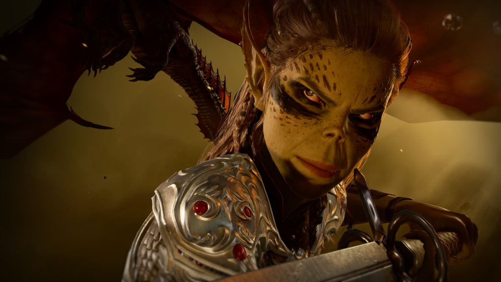 Image of Lae'zel from Baldur's Gate 3.